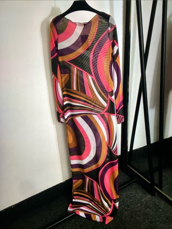 Emilio Pucci Dresses & Skirts - Emilio Pucci Multicolor Geometric Print Maxi Dress